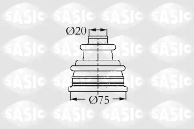 Пильник ШРКШ зовнішній 4003404 SASIC