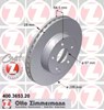 Диск переднього гальма 400365320 ZIMMERMANN