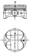 Поршень в зборі 40086620 KOLBENSCHMIDT