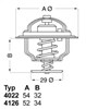 Термостат впускного колектора 402282D WAHLER