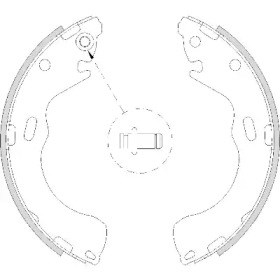 Bosch mazda гальмівні колодки задн,626  -02 4210.00