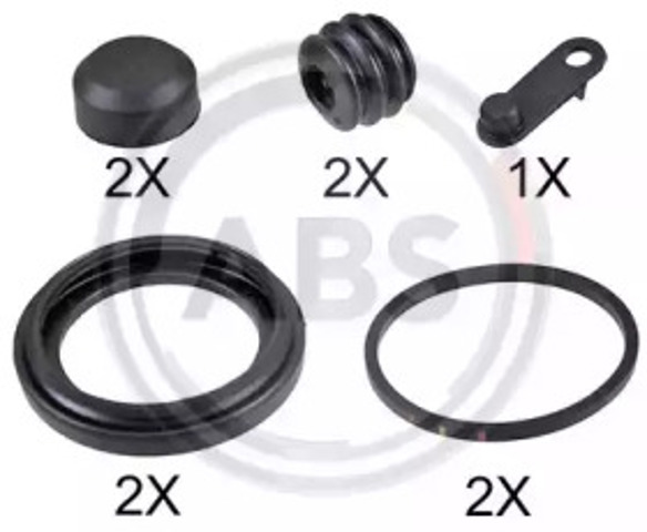Ремкомплект супорту гальмівного переднього 43290 ABS