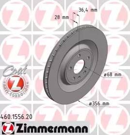 Дискові гальма 460155620 ZIMMERMANN