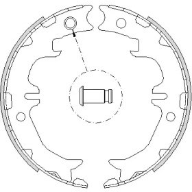 Гальмівна колодка барабанна tomex (tx 21-76) 4742.00