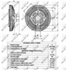 Муфта вентилятора охолодження 49517 NRF