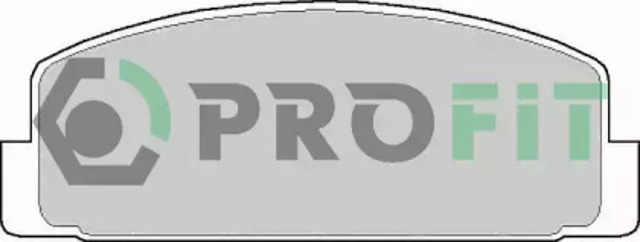 Колодки гальмівні задні, дискові 50000372 PROFIT