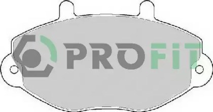 Колодки гальмівні дискові комплект 50000701 PROFIT