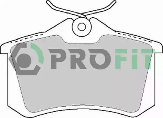Колодки на гальмо задній дисковий 50001083 PROFIT