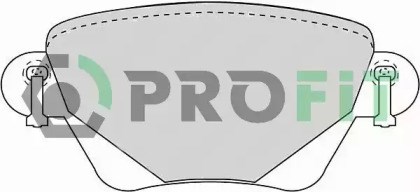 Колодки гальмові задні, дискові 50001416 PROFIT
