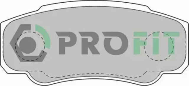 Колодки гальмівні задні, дискові 50001480 PROFIT