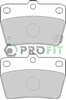Задні дискові колодки 50001531 PROFIT