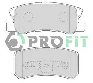 Колодки на гальмо задній дисковий 50001604 PROFIT