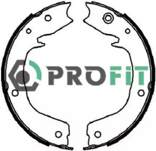 Колодки ручника / стоянкового гальма 50014027 PROFIT