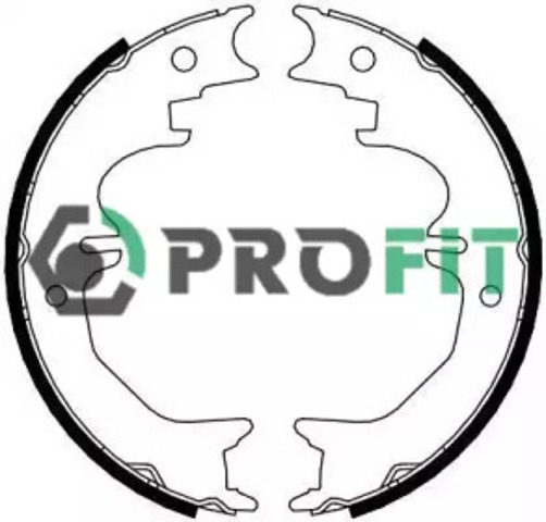 Гальмівні колодки стоянкового гальма 50014120 PROFIT