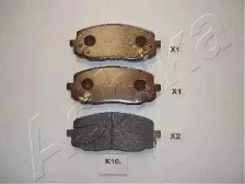 Гальмівні колодки 500K010 ASHIKA
