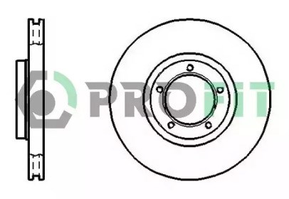 Тормозной диск 5010-0848