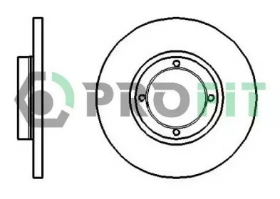 Тормозной диск 5010-1076