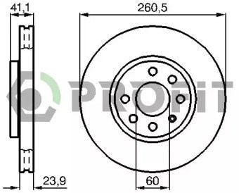 Тормозной диск 5010-1131