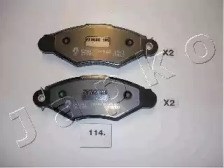 Колодки гальмівні передні, дискові 50114 JAPKO