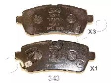 Дискові гальма 50343 JAPKO