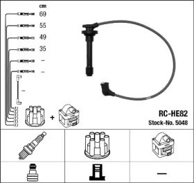 Комплект кабелів високовольтних 5048