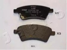 Гальмівні колодки 50801 JAPKO