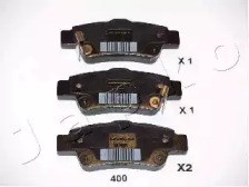 Колодки гальмівні задні, дискові 51400 JAPKO