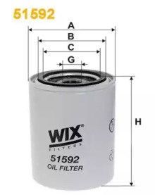 Фільтр масляний 51592 WIX