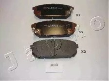 Задні дискові колодки 51K03 JAPKO