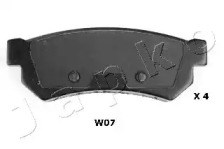 Задні дискові колодки 51W07 JAPKO
