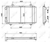Радіатор системи охолодження двигуна 52035 NRF