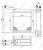 Радіатор опалювача салону 52134 NRF