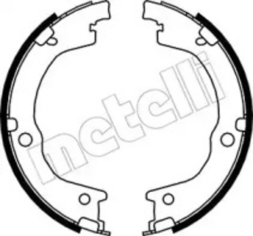 Гальмівні колодки гальма стоянки 530230 METELLI
