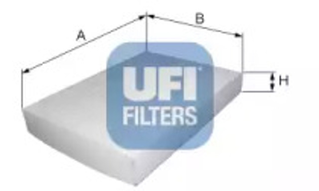 Фільтр салону вугільний 5303200 UFI