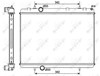 Радіатор системи охолодження двигуна 53112 NRF