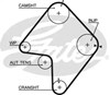 Ремінь газорозподільного механізму 5355XS GATES