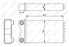 Радіатор опалювача салону 54252 NRF