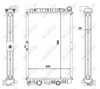Радіатор системи охолодження двигуна 56123 NRF