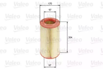 Повітряний фільтр двигуна 585694 VALEO