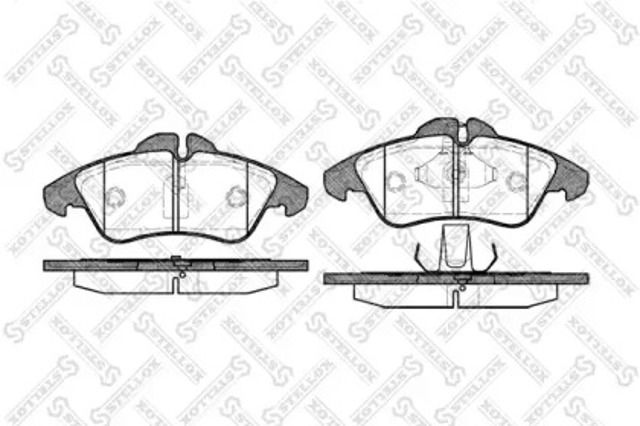 Колодки передні 589000BSX STELLOX
