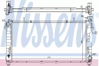 Радіатор основний 61005 NISSENS