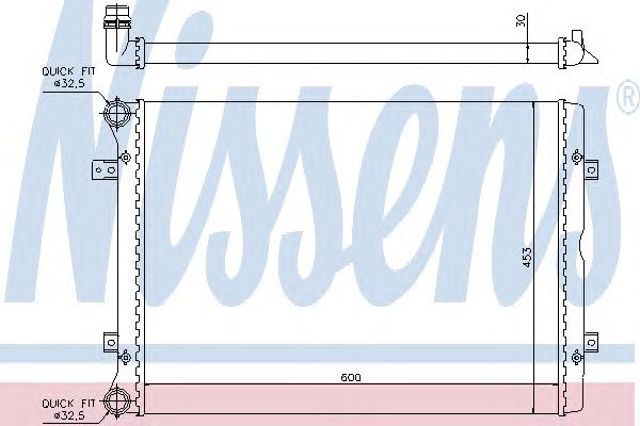 Радіатор 65014 NISSENS