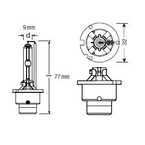 Лампочка ксеноновая 66240 OSRAM