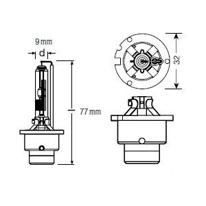 Ксенон 66250 OSRAM