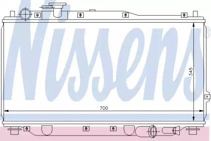 Радіатор 66604 NISSENS