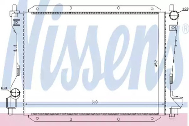 Система охолодження двигуна 66703 NISSENS