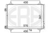 Радіатор охолодження кондиціонера 667068 ERA