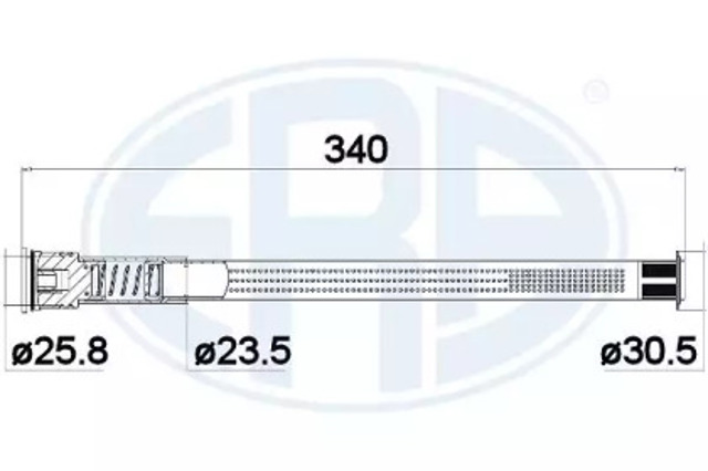 Ресивер-осушувач кондиціонера 668010 ERA