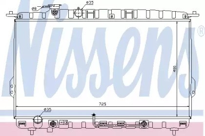 Радіатор 67028 NISSENS