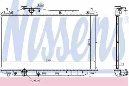 Радіатор основний 681387 NISSENS